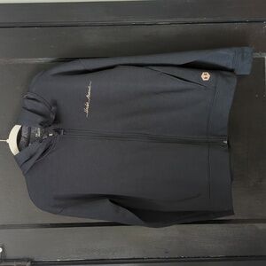 Black hooded Under Armour zippered sweatshirt/jacket